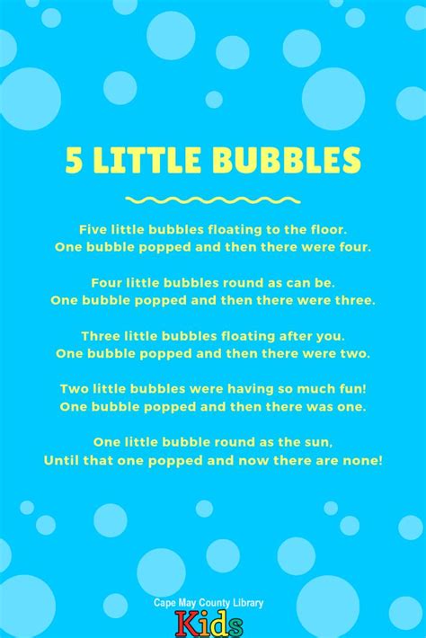 10 little bubbles song|10 little bubbles lyrics.